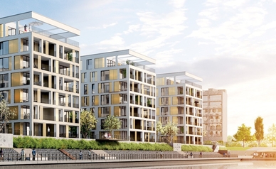 Neubau von 89 Wohnungen in Offenbach
